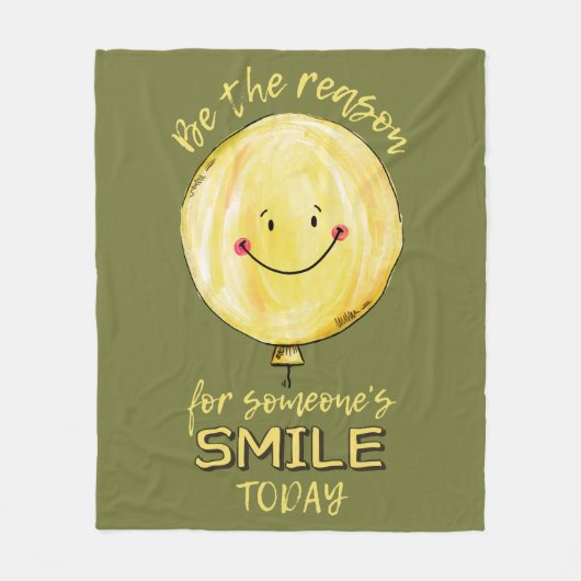 "Wees de reden" vegeldekens Fleece Deken (Voorkant)