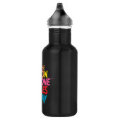 Wees de reden waarom iemand vandaag glimlacht (2) waterfles (Rechts)