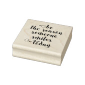 Wees de reden waarom iemand vandaag glimlacht rubberstempel (Stempel)