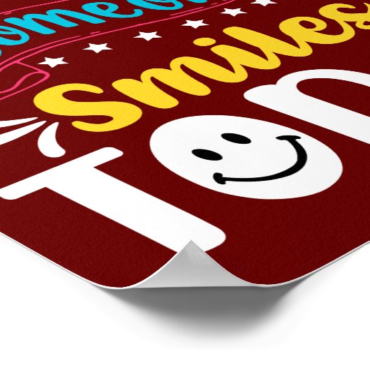 Wees de reden waarom iemand vandaag Inspirerend gl Poster (Hoek)