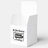 Wees de reden waarom iemand vandaag lacht geschenk bedankdoosjes (Geopend)