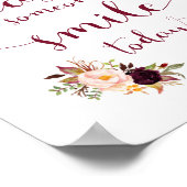 Wees de reden waarom iemand vandaag motivatie glim poster (Hoek)