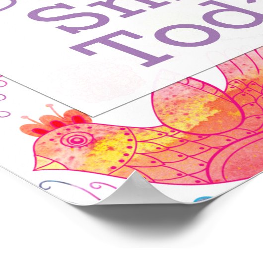 Wees de reden waarom iemand vandaag Poster glimlac (Hoek)