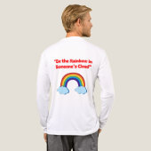 Wees de regenboog in iemands wolk Tri-Blend shirt (Achterkant)