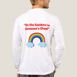 Wees de regenboog in iemands wolk Tri-Blend shirt