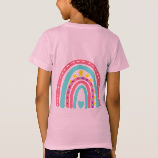 Wees de regenboog in je klaslokaal Valentijnsdag T-shirt (Achterkant)