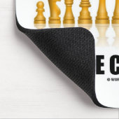 Wees de schaakspeler niet het schaakstuk muismat (Hoek)