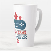 Wees de spelveranderaar #1 Gaming Latte Mok (Rechterhoek)