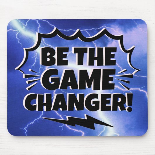 Wees de spelveranderaar Motiveren Inspireren Aanmo Muismat (Voorkant)