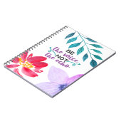 Wees de stem niet de echo notitieboek (Linkerzijde)