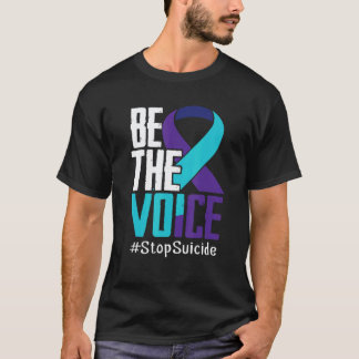 Wees de Stem Stop Zelfmoord Bewustzijn Mentale Gez T-shirt