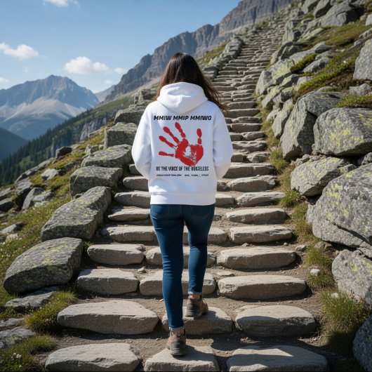 Wees de Stem van de Stemlozen Hoodie