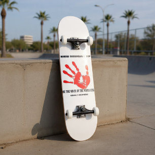 Wees de Stem van de Stemlozen Persoonlijk Skateboard