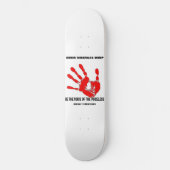 Wees de Stem van de Stemlozen Persoonlijk Skateboard (Voorkant)
