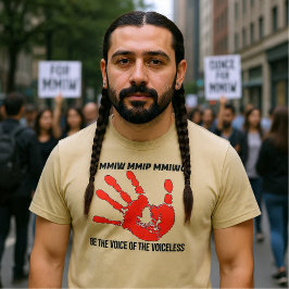 Wees de stem van de stemlozen t-shirt