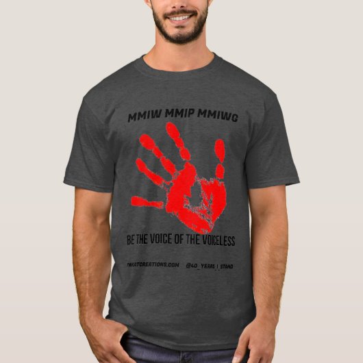 Wees de stem van de stemlozen t-shirt (Voorkant)