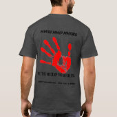 Wees de stem van de stemlozen t-shirt (Achterkant)