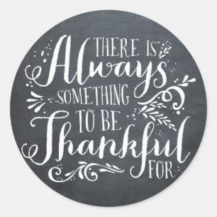 Wees de Sticker van de Thanksgiving met Thankful C