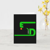 Wees de Sticker van Kind Kaart (Gele Bloem)