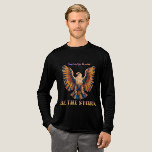 Wees de Storm Adelaar Motiverende Grafische Street Tri-Blend Shirt