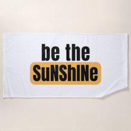 Wees de Sunshine Beach Towel Strandlaken