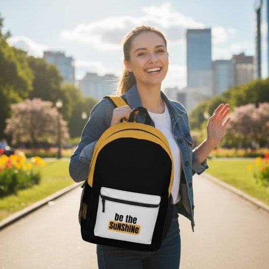 Wees de Sunshine rugzak