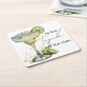 Wees de Tequila Niet de Limoen Kartonnen Onderzetters (Schuin)