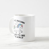Wees de Unicorn Koffiemok (Voorkant links)