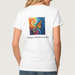 Wees de verandering die je in de wereld wilt zien t-shirt