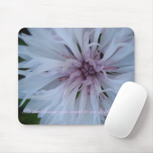 Wees de verandering die je wilt zien... muismat (Met muis)