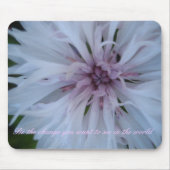 Wees de verandering die je wilt zien... muismat (Voorkant)