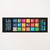 Wees de verandering Inspirerend geschenken - geper Yogamat (Voorkant (horizontaal))