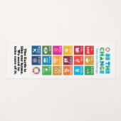 Wees de verandering Inspirerend geschenken - geper Yogamat (Voorkant (horizontaal))