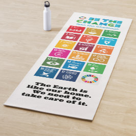 Wees de verandering Inspirerend geschenken - geper Yogamat