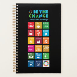 Wees de verandering Inspirerend Poster Global Goal Planner