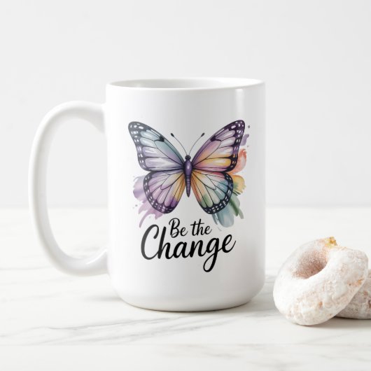Wees de Verandering Koffiemok (Met donut)