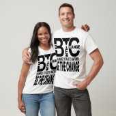 Wees de Verandering – Minimaal Identiteit Typograp T-shirt (Unisex)