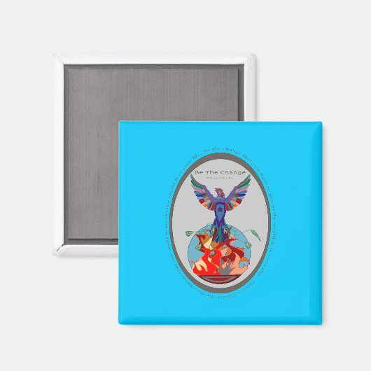 Wees de verandermagneet magneet (Voorkant / Achterkant)