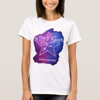 Wees de vonk | Motivatie kosmische ster Unisex T-shirt