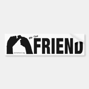 Wees de vriend Bumpersticker