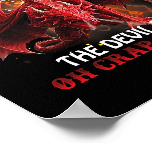 Wees de vrouw die als je voeten de F Poster (Hoek)