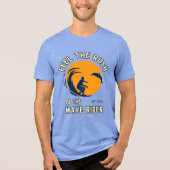 Wees de Wave Rider Tri-Blend Shirt (Voorkant)