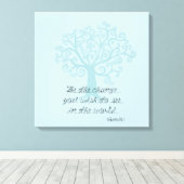 Wees de wijzigingsstructuur canvas afdruk (Insitu (Houten vloer))