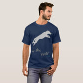 Wees de wolf t-shirt (Voorkant volledig)