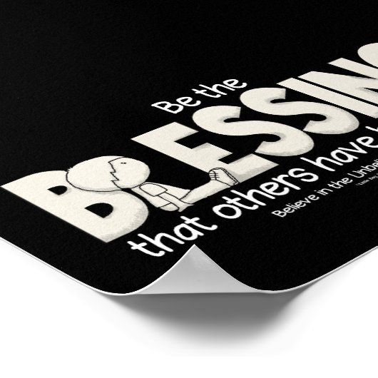 Wees de zegen poster (Hoek)