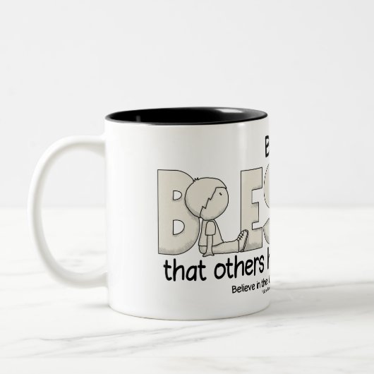 Wees de zegen tweekleurige koffiemok (Links)