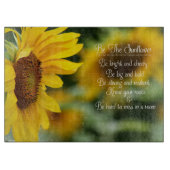 Wees de zonnebloem snijplank (Voorkant)