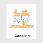 Wees de Zonneprijsopgave Motivatie Sticker (Vel)