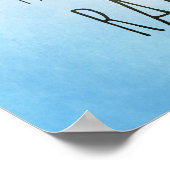 Wees de zonneschijn in de regen poster (Hoek)