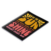 Wees de zonneschijn notitieboek (Linkerzijde)